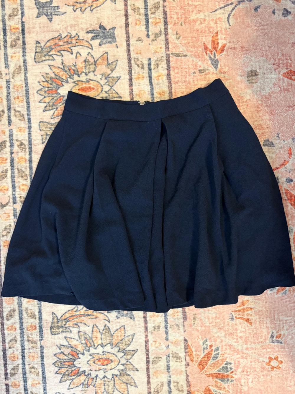 Sam Edelman Navy Circle Skirt